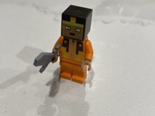 Lego Caballero Dorado 21250 662406 Minecraft Minifigura Nuevo con Héroe Espada min180