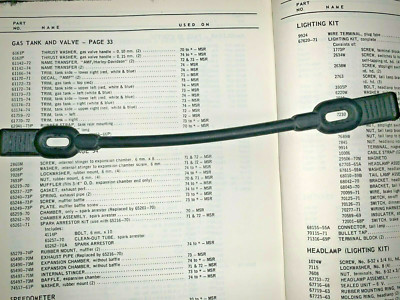 AERMACCHI HARLEY 62041-73P  GAS TANK STRAP 1973 & 1974 SR100 BAJA  SPRINT SS SX