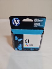Genuine New HP 61 Tri-Color Ink Cartridge CH562WN Factory Sealed Exp 4/2023