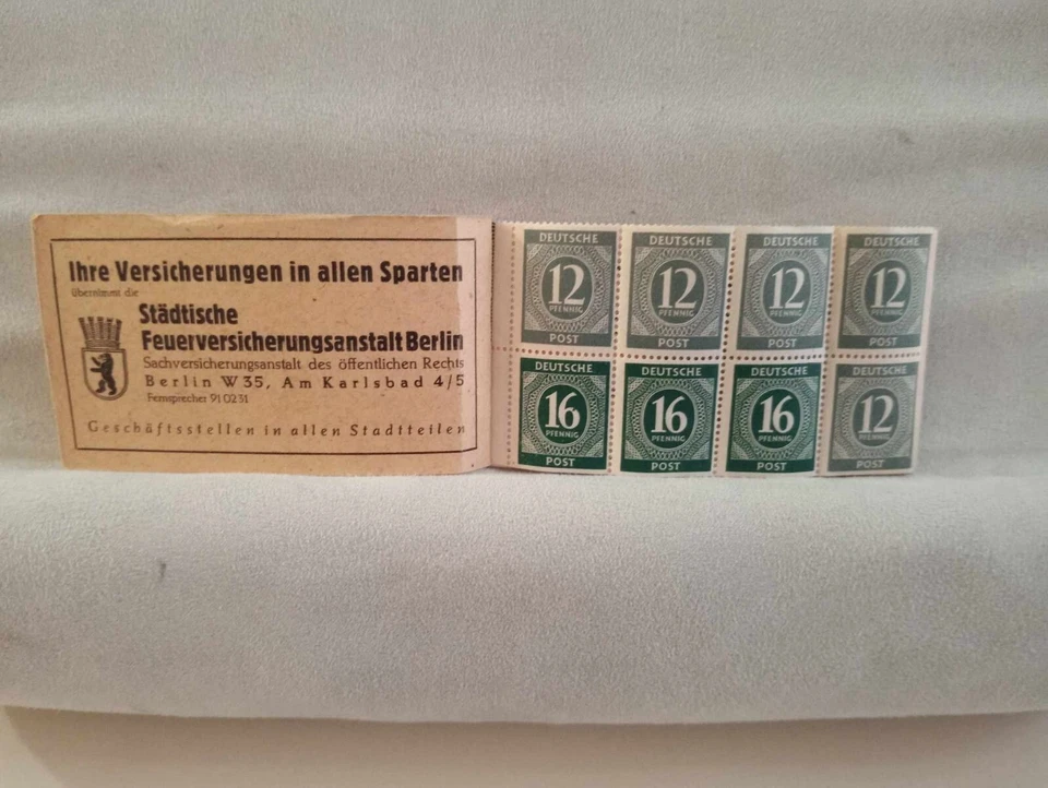 Germany And Colonies Stamp Booklets x4 ( 1946 - 1966 ) - Image 3 of 4