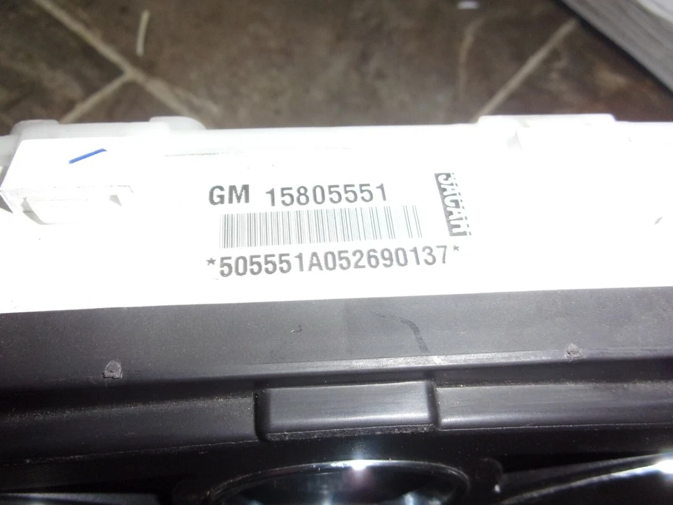 05 06 Chevrolet Chevy Cobalt Pontiac Persecución Velocímetro CUADRO DE INSTRUMENTOS 154K Foto 3 de 4