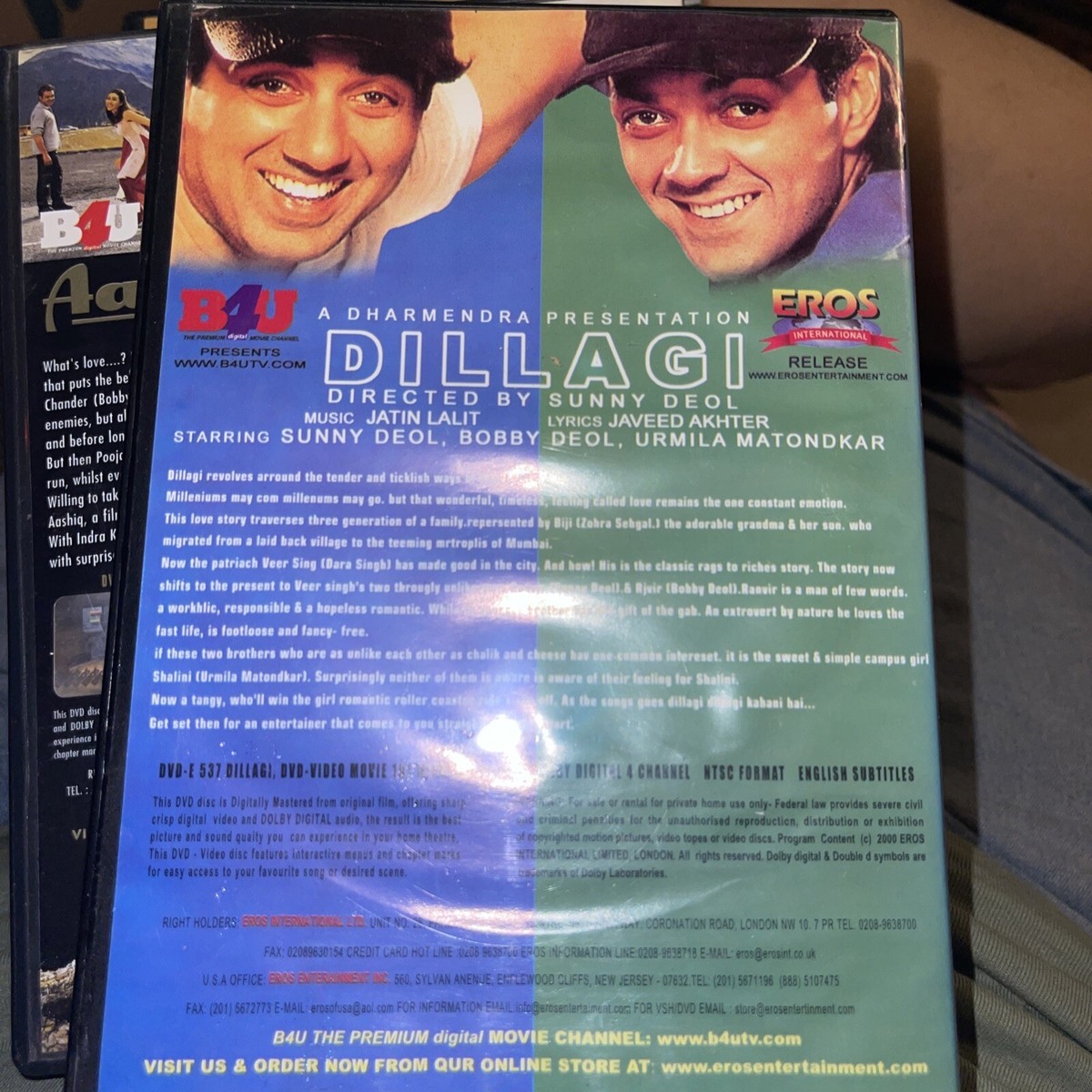 Dillagi Dharmendra Na Geet DILLAGI DVD SUNNY DEOL BOBBY DEOL