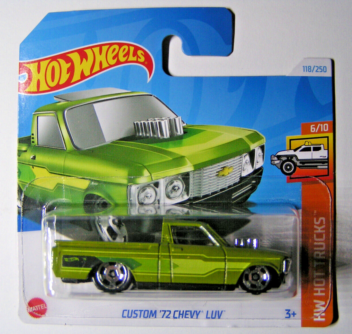 Hot Wheels - Custom '72 Chevy Luv Pickup - Green - HW Hot Trucks 2024 - HTC33