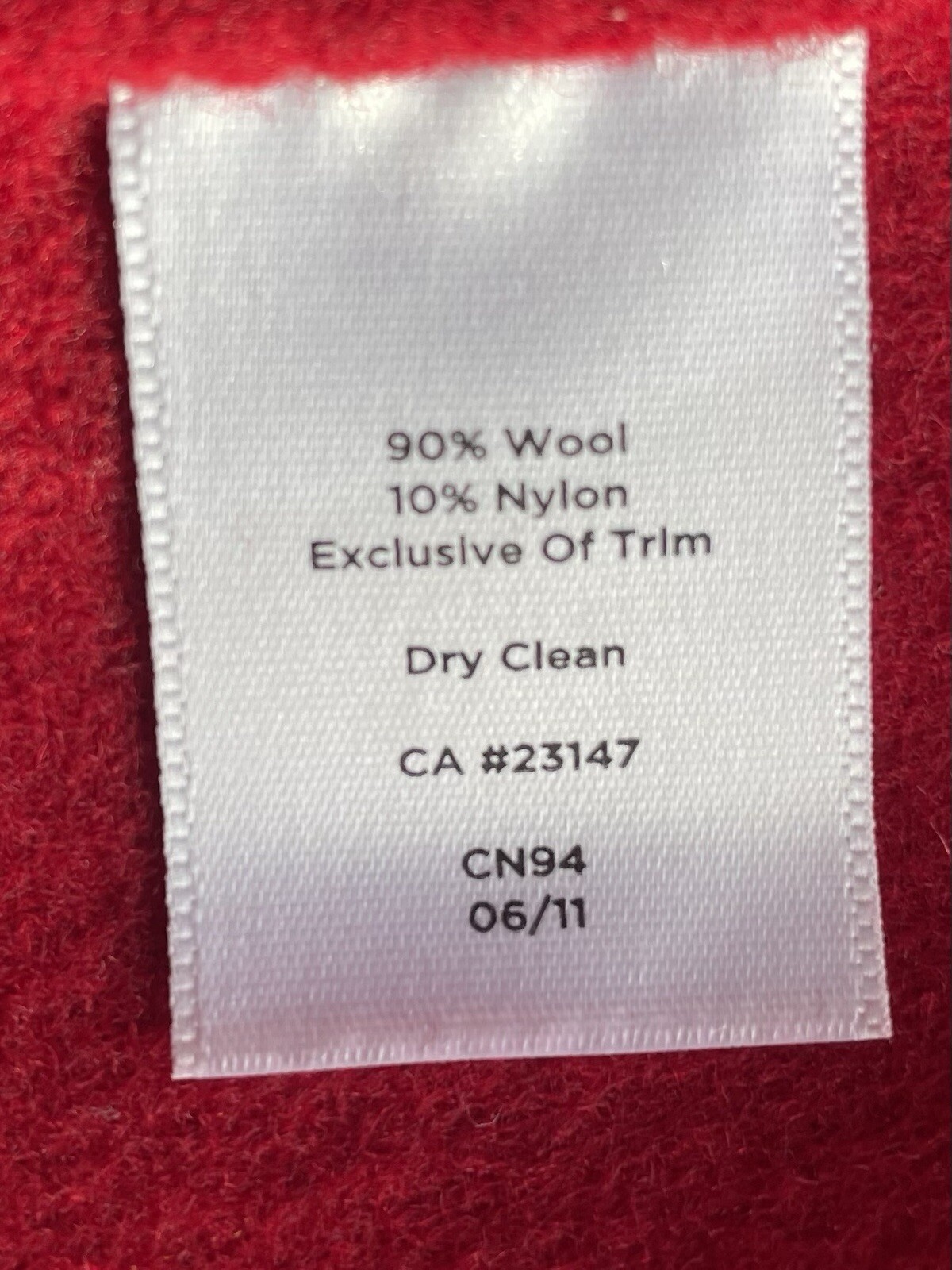 Talbots Red Wool Blazer Jacket Single Button  Col… - image 4