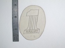 vtg 1960s Tattoo Flash acetate stencil 1 signed HAR2