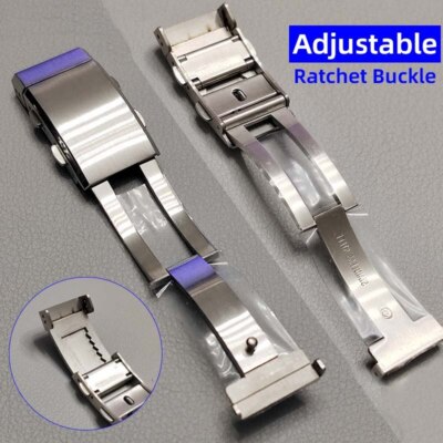 Clasp Ratchet Watch Band Strapcode MiLTAT Ratchet Buckle Clasp Is - Main Image