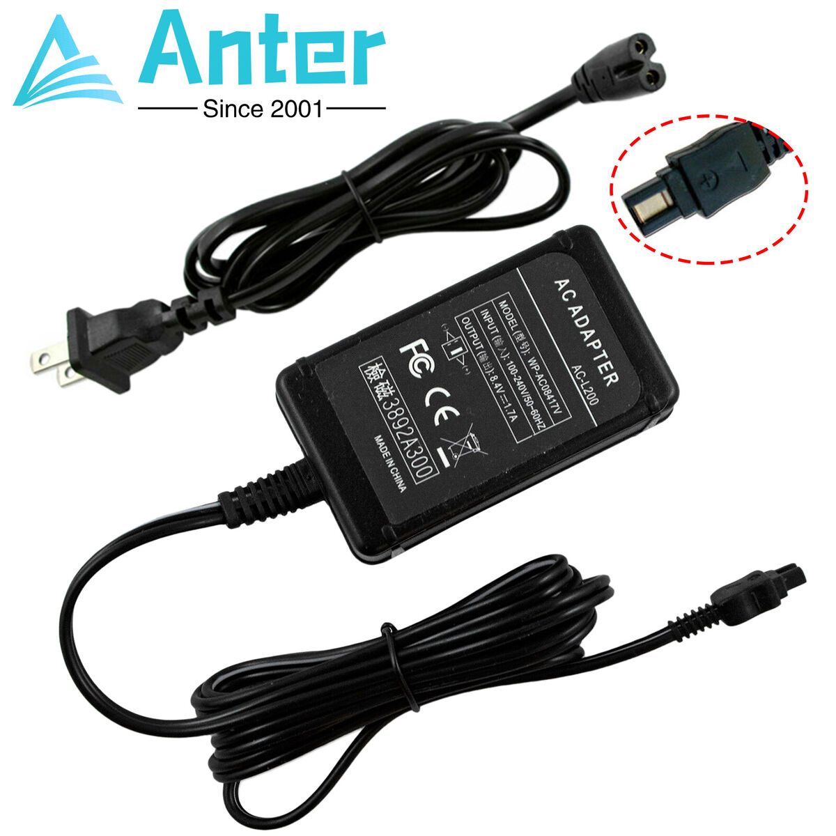 AC Adapter Charger for SONY HandyCam DCR-HC36 DCR-HC46 DCR AC Adapter Charger for SONY HandyCam DCR-HC36 DCR-HC46 DCR