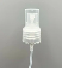 Transparent Plastic Spray Pump Smooth 24-410, with cap, 8" dip tube (2 PIECES)