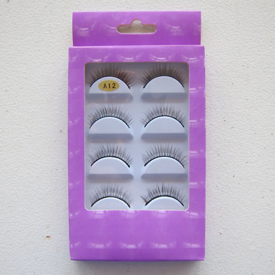 TOP 5 Pairs Natural Look 3D Mink Hair False Eyelashes