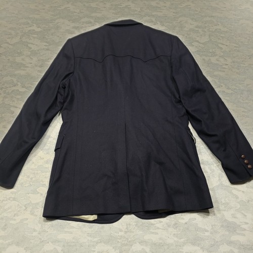 Pendelton Wool Blazer Mens 42R Blue Two Button Jacket - Picture 6 of 10