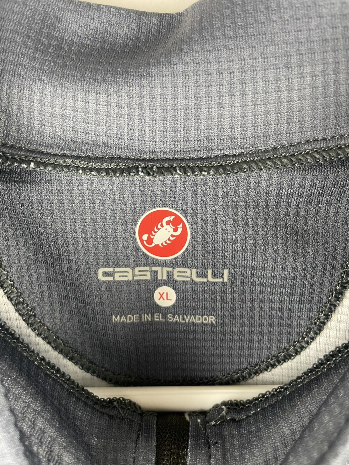 Castelli Cycling Jersey Mens XL Gray Green Bike Full Zip Scorpion eBay