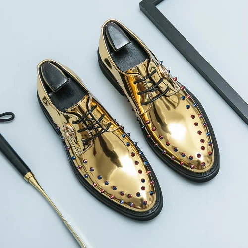 Gold oxfords store mens