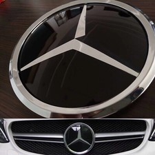 F&uuml;r Mercedes-Benz 2012-2018 W205 W212 silber Stern Emblem Grille Neu Logo 18.5cm
