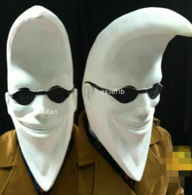 Halloween Moon Man Mask Funny Dance Party Latex Masquerade Headgear Cosplay Prop