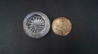 Antique Silver Plated Gorham West Germany Crystal Dresser/Powder Jar 2.5" — photo 5