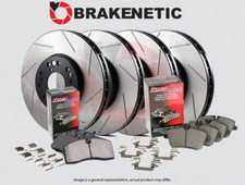 Fr Premium Slotted Brake Rotors Ceramic Pads Evo 89 Bpk73235
