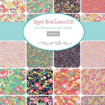 Regent Street Lauens 2018 by Moda 5'' charm Pack 42 Squares