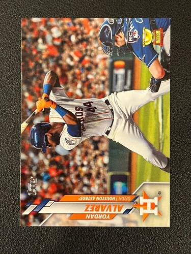 Yordan Alvarez 2020 Topps Complete Set Rookie Image Variation SP Astros 276