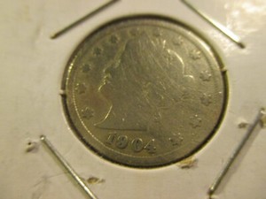 1904 Liberty Head 5 Cent Nickel .05c