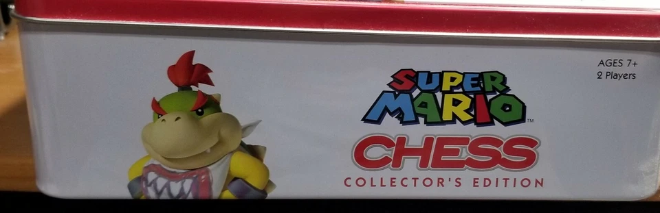 Nintendo Super Mario Ajedrez Edición Coleccionista Lata Foto 4 de 4