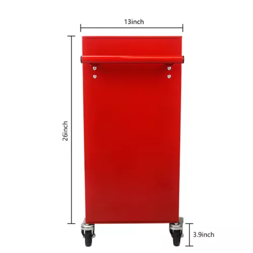 4 Drawers Rolling Tool Box Cart Chest Tool Garage Storage Cabinet with Wheels US - Picture 27 of 36