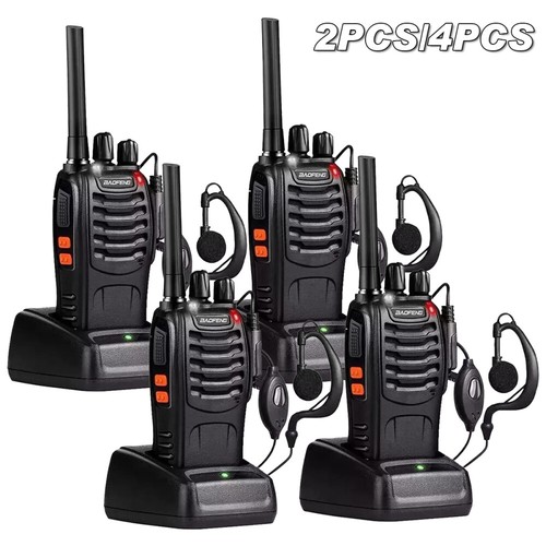 2x Baofeng Walkie Talkie BF-88E Radiotelefony Zestaw radiotelefonów ręcznych 16 kanałów 5KM - Zdjęcie 9 z 22