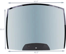 New Windshield Glass Tinted 3C581-70512 fits Kubota M5040 M6040 M7040 M8540