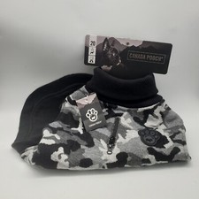 Size 20 Canada Pooch Northern Knit 2.0 Black Camo Dog Sweater Jacket Coat New