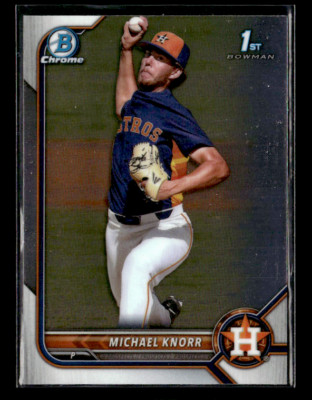 2022 Bowman Draft #BDC-120 Michael Knorr Chrome