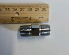 HYDRAULIC CHECK VALVE CHROME 3/8" NPT STEEL 5000 PSI HIGH QUALITY BRAND NEW 