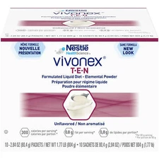 Nestle Vivonex T.E.N Oral Supplement Unflavored 2.84 oz - Box of 10