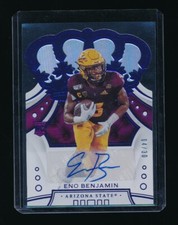 ENO BENJAMIN 2020 CROWN ROYALE DRAFT PICKS SIGNATURE BLUE RC AUTO #/30 CARDINALS