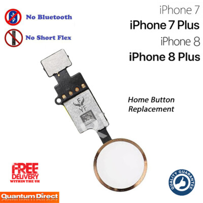 iPhone 7 / 7 Plus 8 / 8 Plus SE2 Komplett Home Button Ersatz GOLD