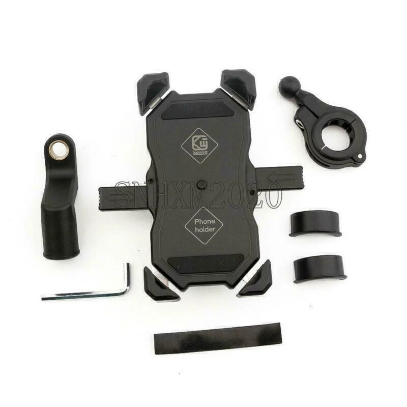 Soporte de montaje negro para teléfono celular apto para Harley-Davidson Cross Bones Night Train Foto 3 de 4