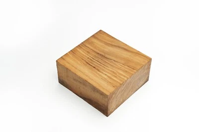 EXOTIC WOOD ZONE Olivewood Bowl Blank 6x 6x 3- Carving Lumber Wood Block- Free US Shipping