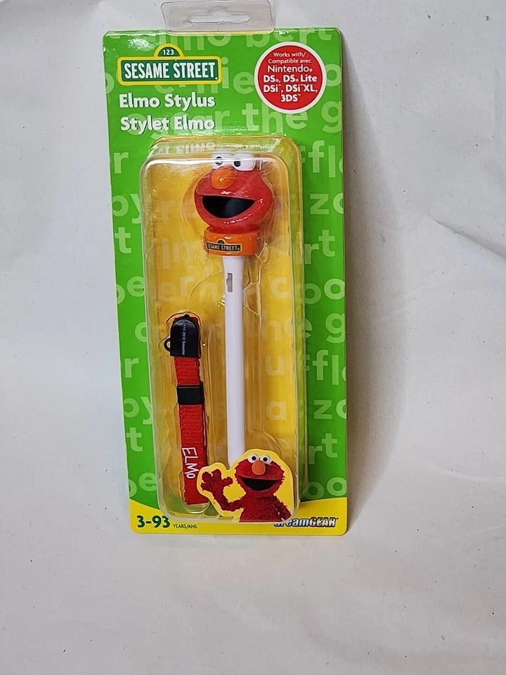 Elmo Stylus 芝麻街视频游戏 DS Lite 3DS DSi XL Dream Gear 全新未拆封 — 第 2/4 张图片
