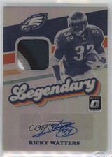 2021 Panini Donruss Optic Legendary 7/25 Ricky Watters #LPA-RW Patch Auto v9t