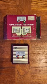 Mario Bros 1983 Nintendo Game & Watch Multi Screen MW-56 with box + instructions