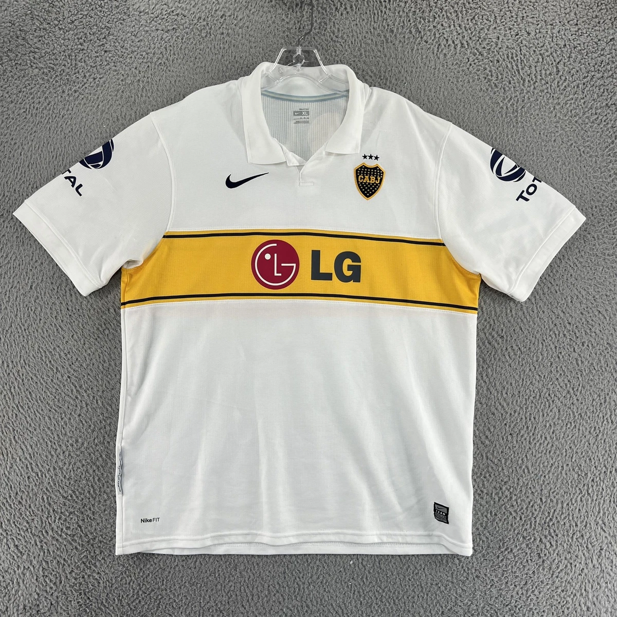Boca Juniors White International Club Soccer Fan Apparel and
