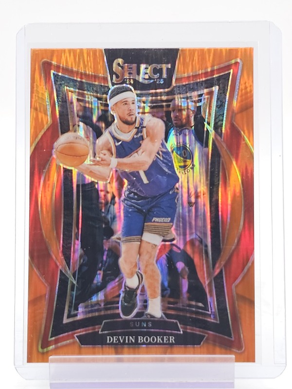 DEVIN BOOKER 2024-25 SELECT ORANGE FLASH PRIZM CONCOURSE #16 SUNS Q7262