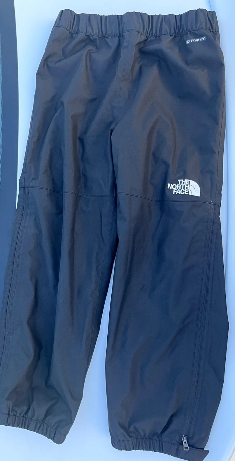 The North Face Kids' Black Antora Waterproof Rain Pants S 7/8