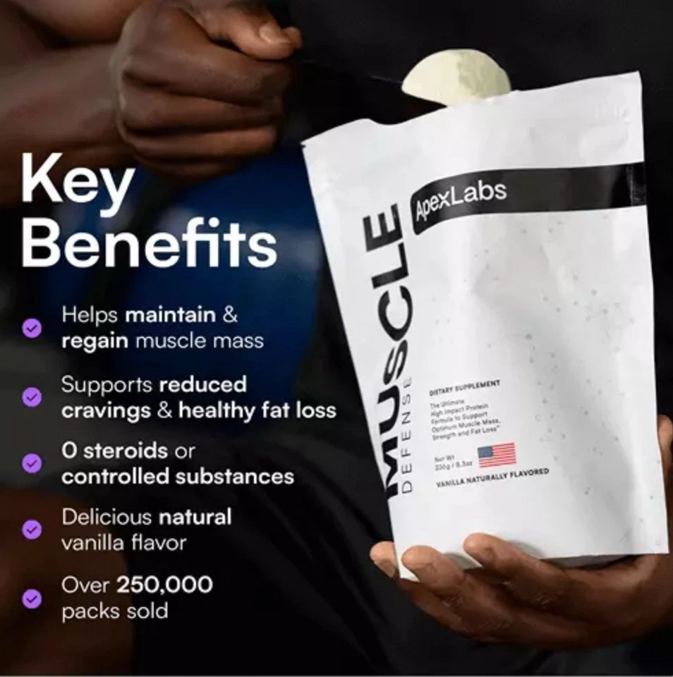 Polvo de defensa muscular - Apex Labs Nuevo 11/26 Envío gratuito Foto 2 de 3