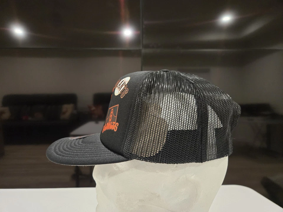 NWT Mitchell And Ness San Francisco Giants Overload Trucker Snapback Cap Hat - Image 4 of 4