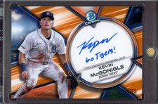 KEVIN MCGONIGLE ~ 2025 Bowman Chrome Prime Signatures Orange AUTO #KM (#4/25)