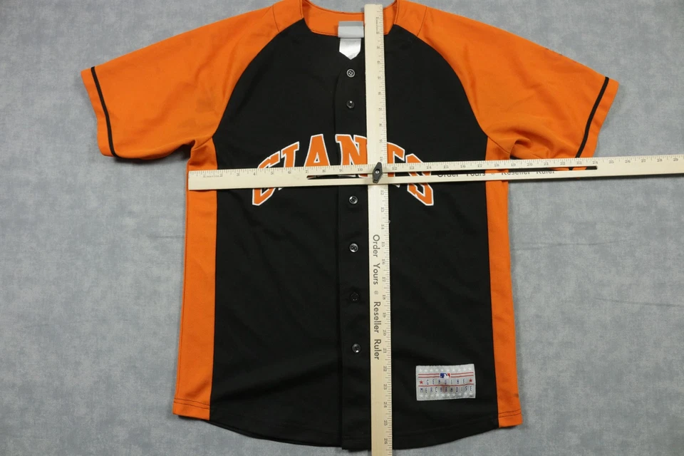 Camiseta deportiva de los Gigantes de San Francisco juvenil grande MLB béisbol Lincecum 55 Foto 3 de 4