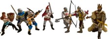 Papo Fantasy Medieval Knights + King Ivan Early 2000s, Weapons x 7 figure bundle