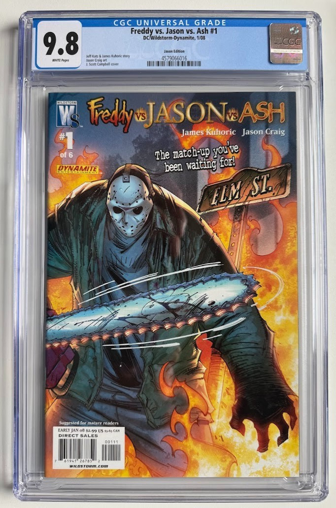Freddy Vs. Jason Vs. Ash #1 (Jason alternate Cover) Value - GoCollect