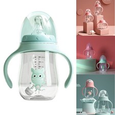 Kids Straw Bottle Drinking Handle Toddler Cup Sippy Baby Cups Feeding Water