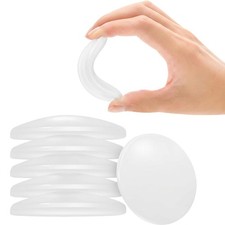 Door Stoppers for Wall, 6-Pack 1.57" Clear Silicone Bumpers  Door Knob Wall Pro