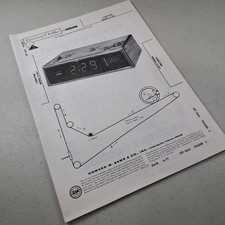 LUMITIME Manual R-441 Clock Radio 1977 PHOTOF...